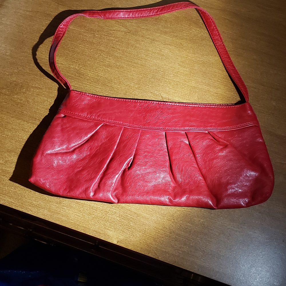 Source Unknown Vibrant Red Shoulder Bag